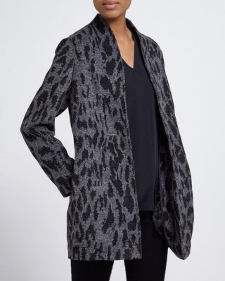 Animal Print Edge To Edge Jacket Animal Print Edge To Edge Jacket